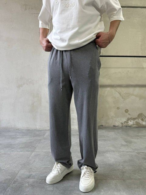 Штани Baggy Washed Tracksuit у темно-сірому кольорі ШТ05 фото