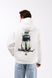 Худі Work Hard white HUDI05 фото 1